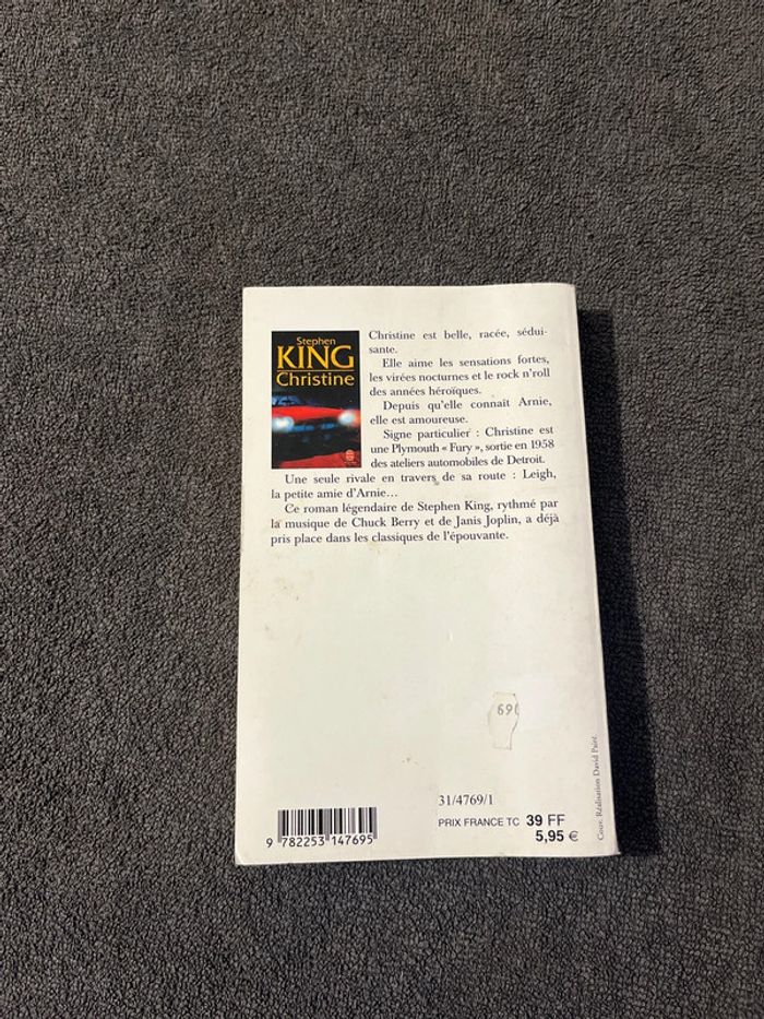 Livre Christine Stephen King - photo numéro 2