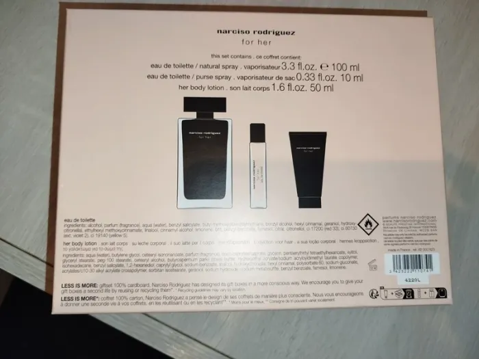 Coffret Narciso Rodriguez for her - photo numéro 2