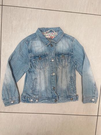 Veste en jean clair
