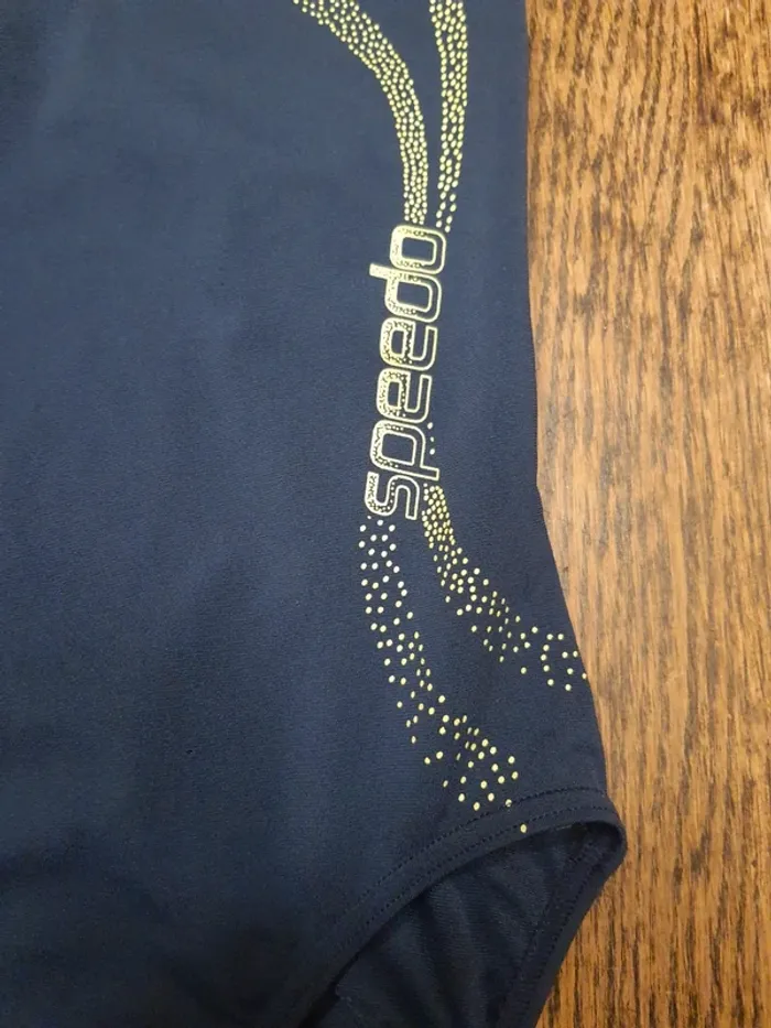 Maillot de bain Speedo marine/jaune fr 12ans - photo numéro 4