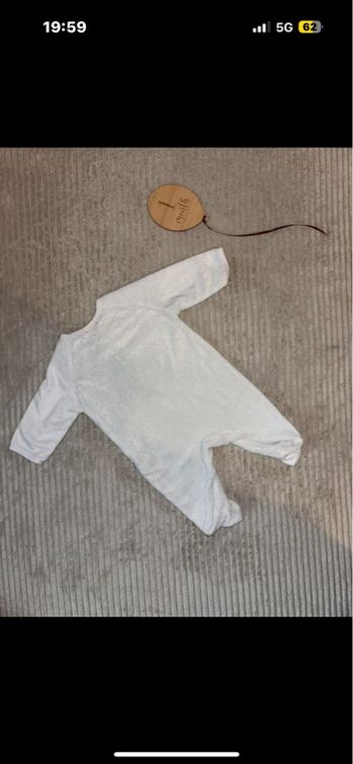 Pyjama velours blanc - photo numéro 3