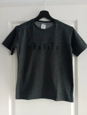 T-Shirt Gravity gris foncé 10-11 ans