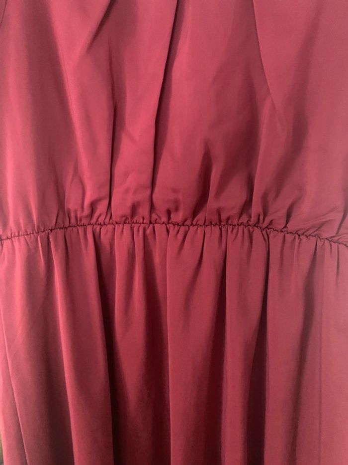 Robe bordeau manche courte - photo numéro 3