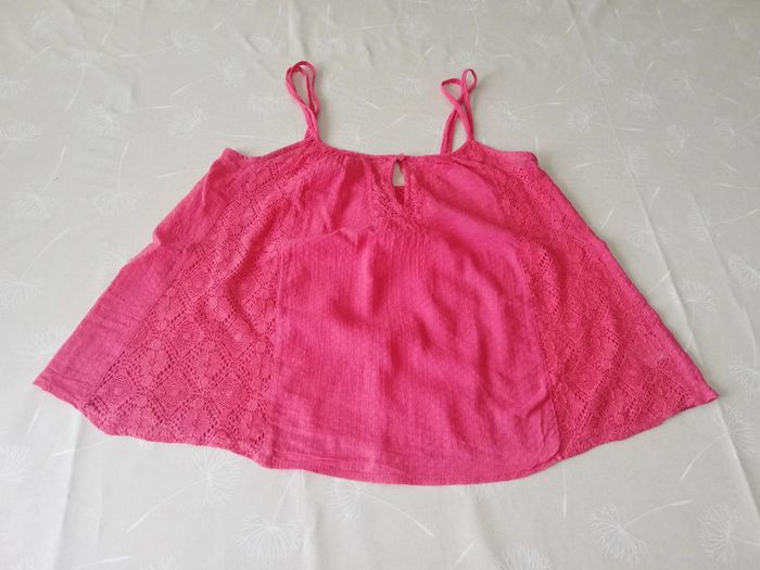Débardeur évasé rose douche bretelle 36 ardene