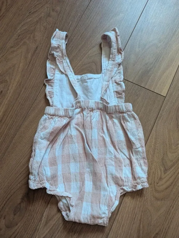 Salopette grenouillère bloomer carreaux - photo numéro 2