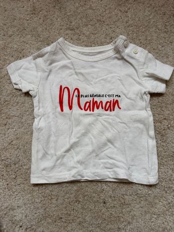 T shirt 1 mois