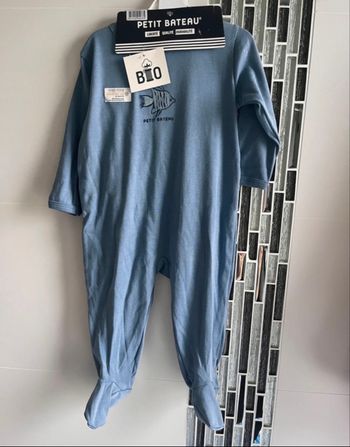 Pyjama mi-saison garçon Petit Bateau 12 mois Neuf