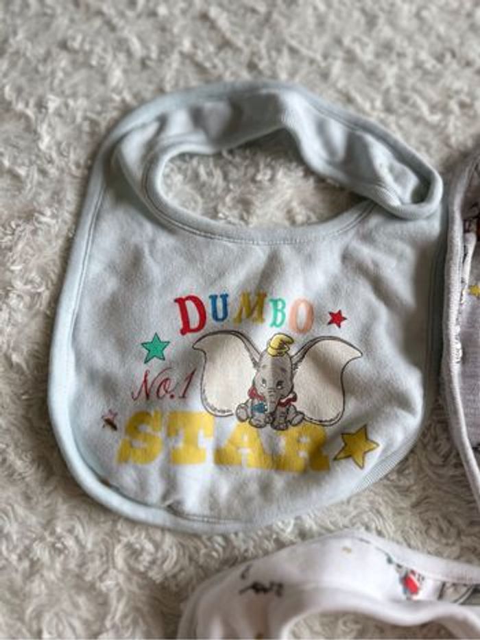 Lot de 3 bavoirs dumbo - photo numéro 2