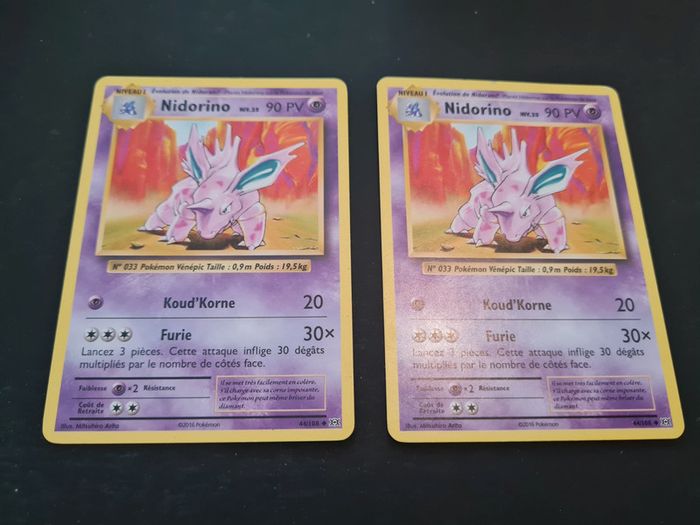 Carte pokémon Nidorino