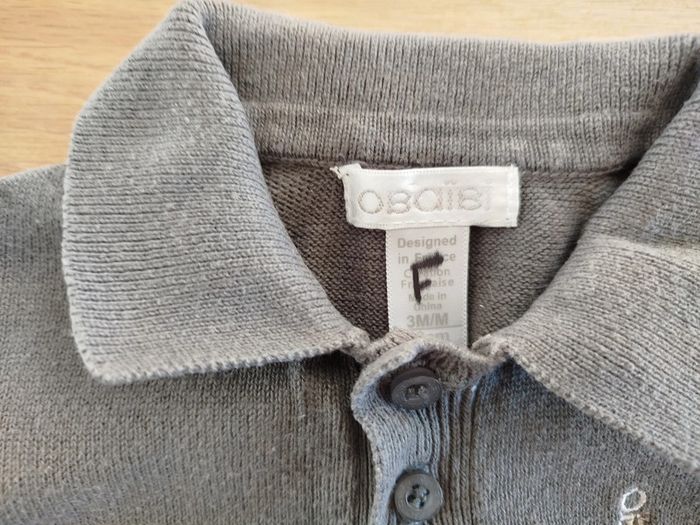 Polo gris - photo numéro 3