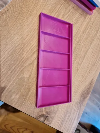 Boite de tri boîte a compter fushia avec leger defaut