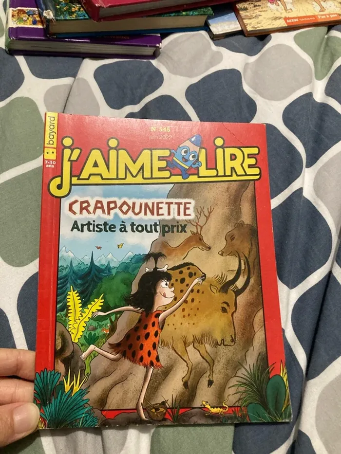 Livre j’aime lire crapounette artiste et tout prix