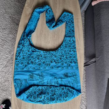 Sac fourre tout bleu