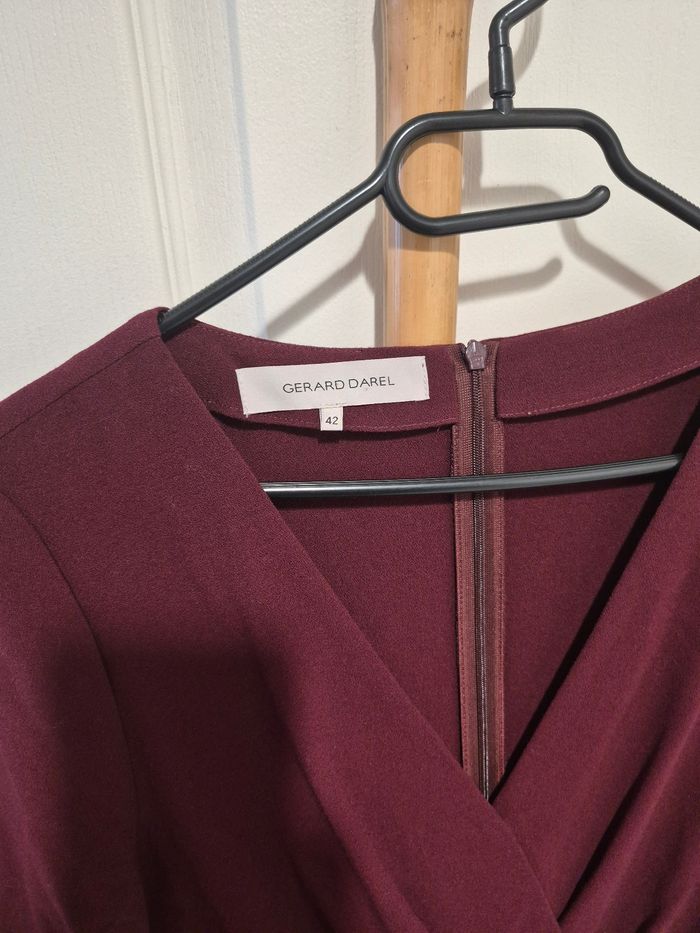 Magnifique robe bordeau - Gérard Darel - Taille XL 42 - photo numéro 3
