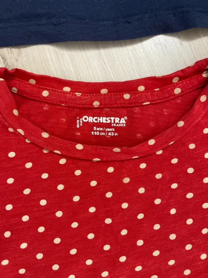 Lot de 4 t-shirts à manches courtes Taille 5 ans - photo numéro 7
