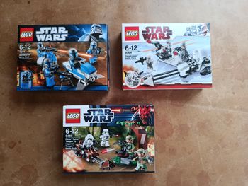 Neuf - Lot Lego Star Wars - Battle pack collector - 7914 - 8084 - 9489
