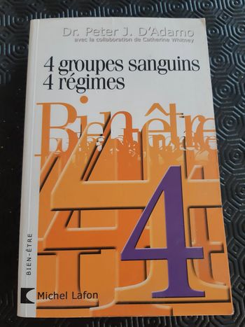 4 groupes sanguins 4 regimes