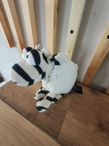 Mouton saint James marine et blanc