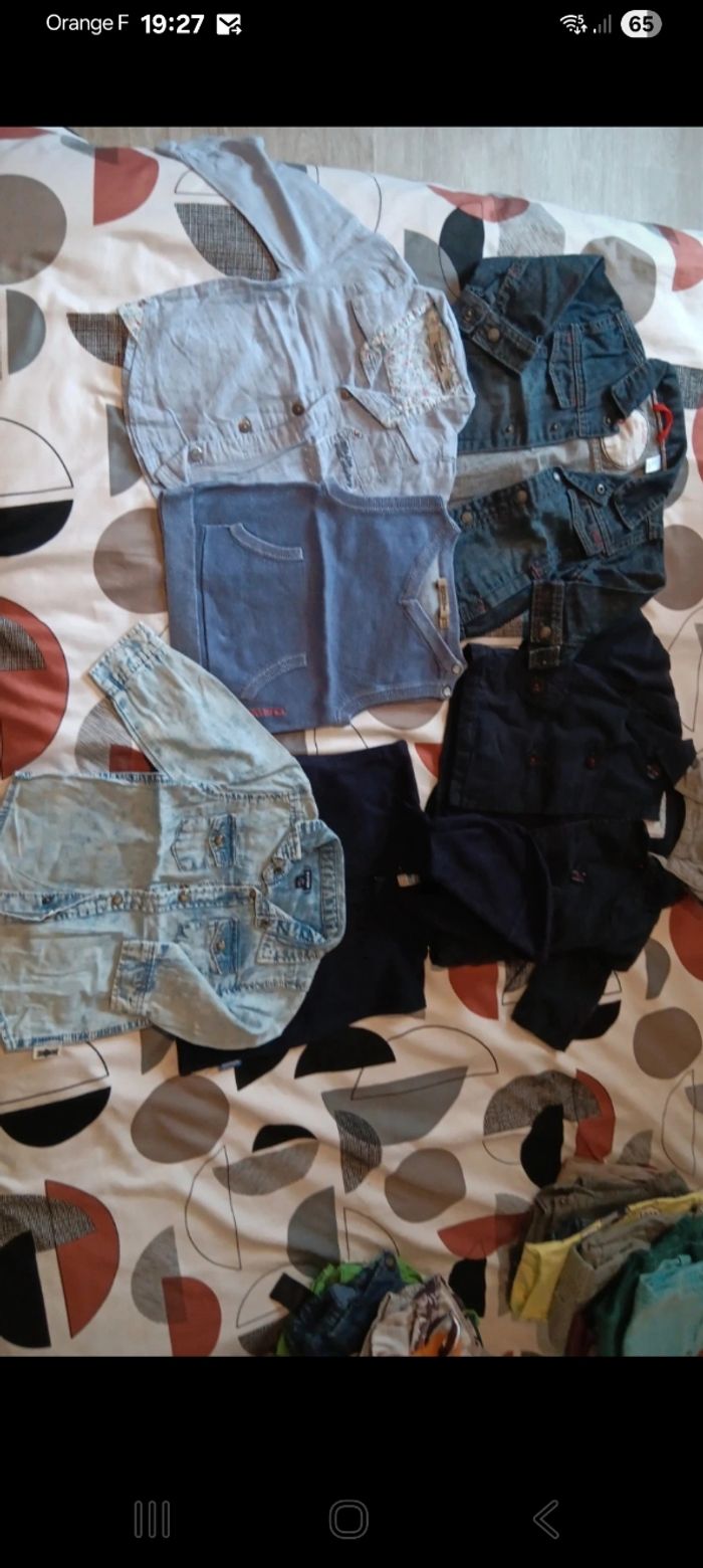 Lot de vêtements bébé garçon