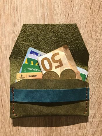 porte-carte femme fait main