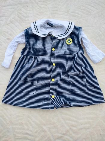 Ensemble robe et tee shirt 12 mois