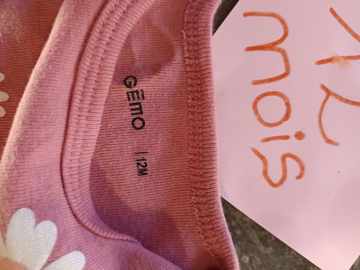 Body fleurs 12 mois - photo numéro 2