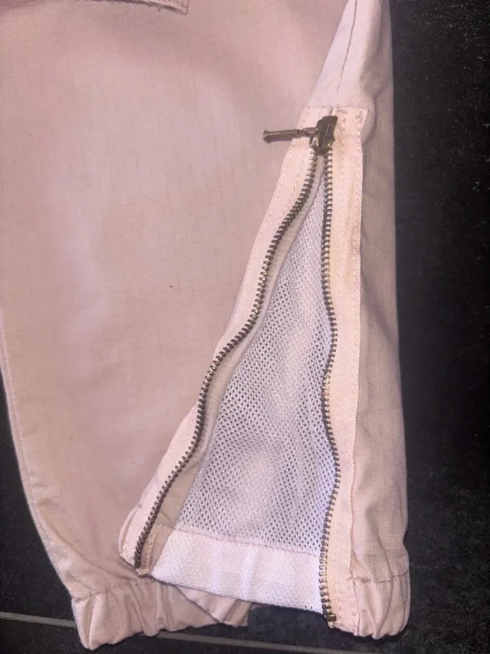 Pantalon vintage coton t 40 avec fermetures bas - photo numéro 7