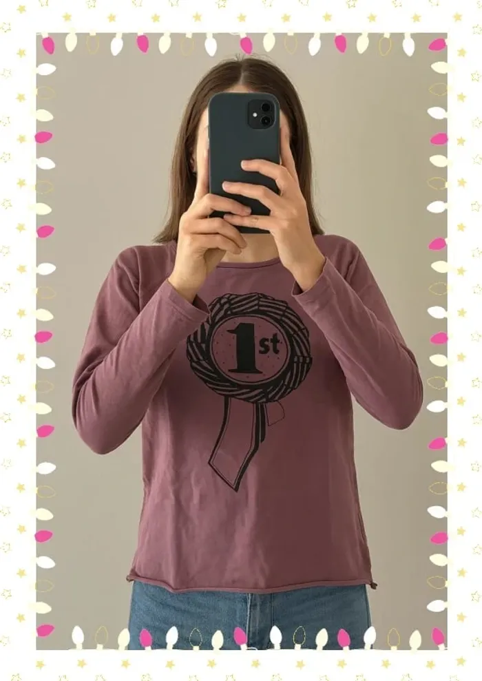 🌟 Pull violet Bonton – Taille 12 ans 🌟