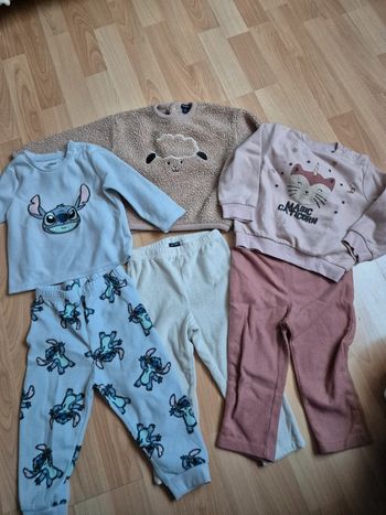 Lot de 3 pyjamas 2 pièces