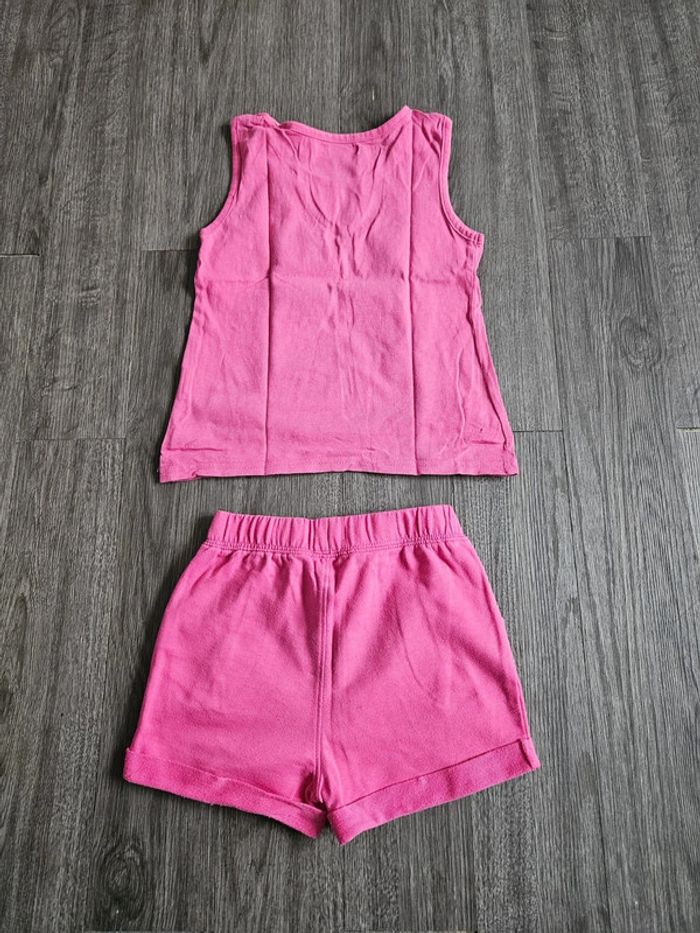 Ensemble short fille rose taille 5 ans - photo numéro 2