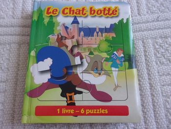 livre avec 6 puzzles de 6 pièces