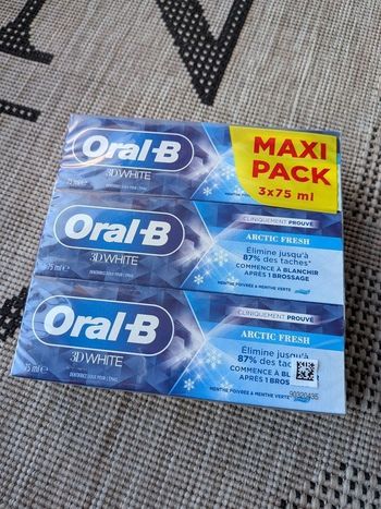 Dentifrice oral b artic fresh 