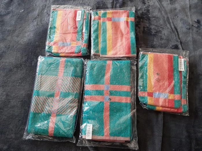 parure serviettes éponge