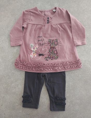 Ensemble t-shirt manches longues legging