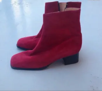 Low boots Minelli NEUVES rouge bordeau