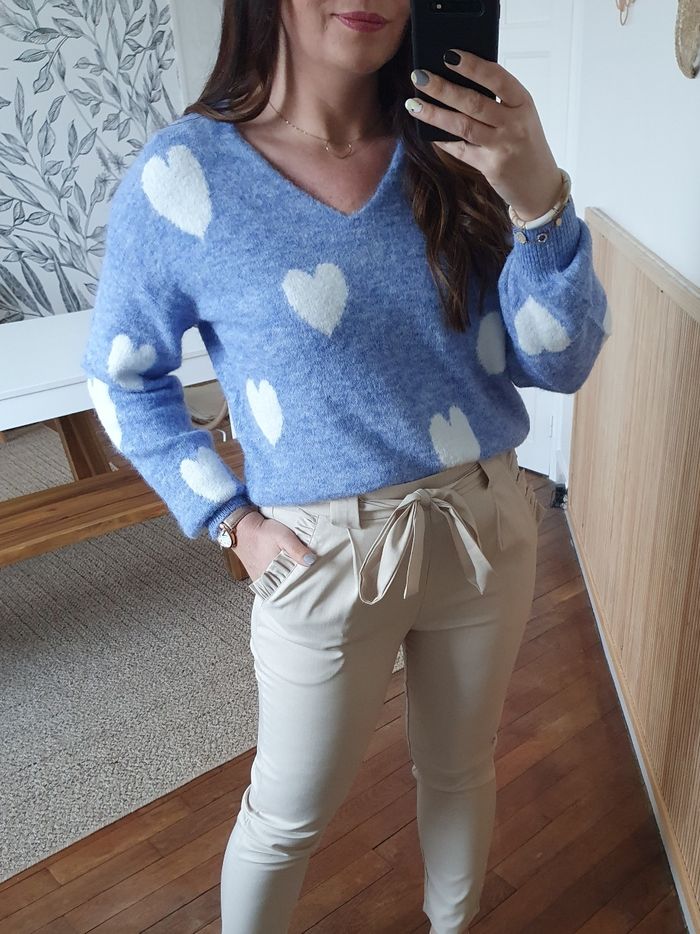 Pantalon fluide Vérone beige Taille L - photo numéro 3