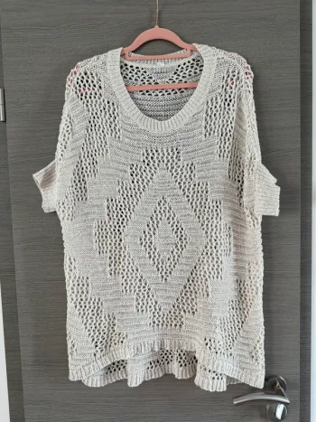 Tunique maille ajourée