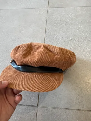 Casquette marron pour femme, taille unique, très bon état