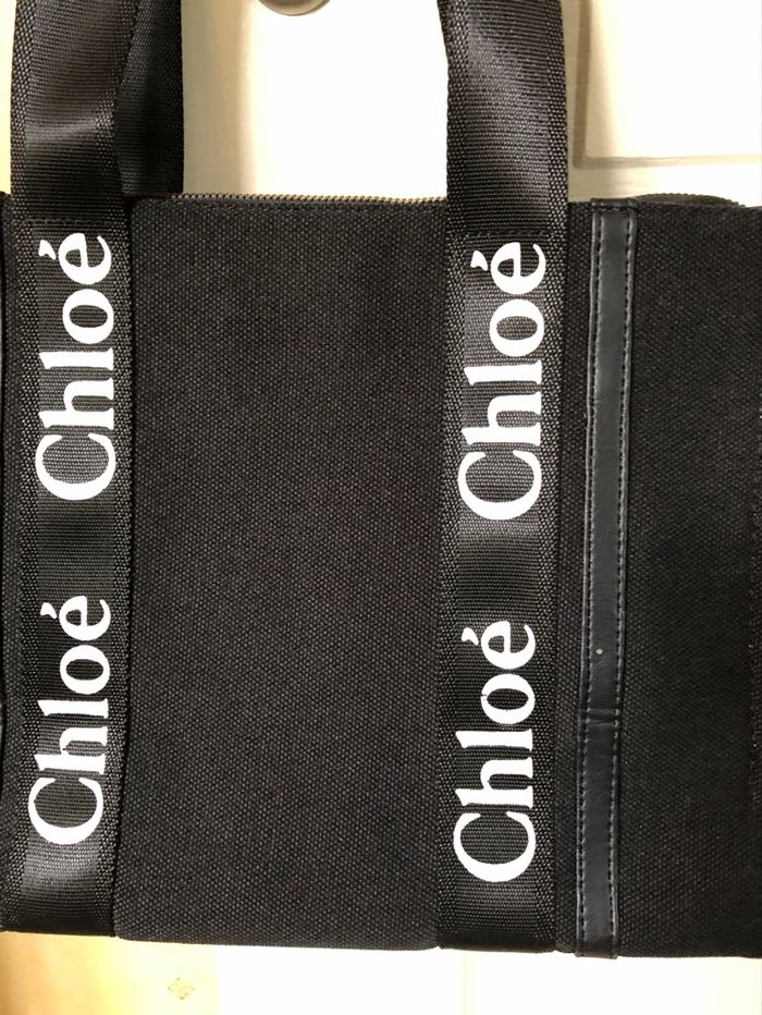 Joli sac noir inscription - photo numéro 2