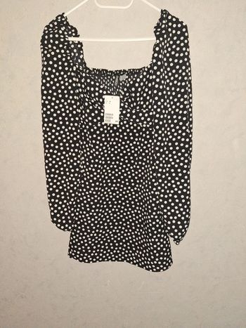Robe noire manches longues H&M