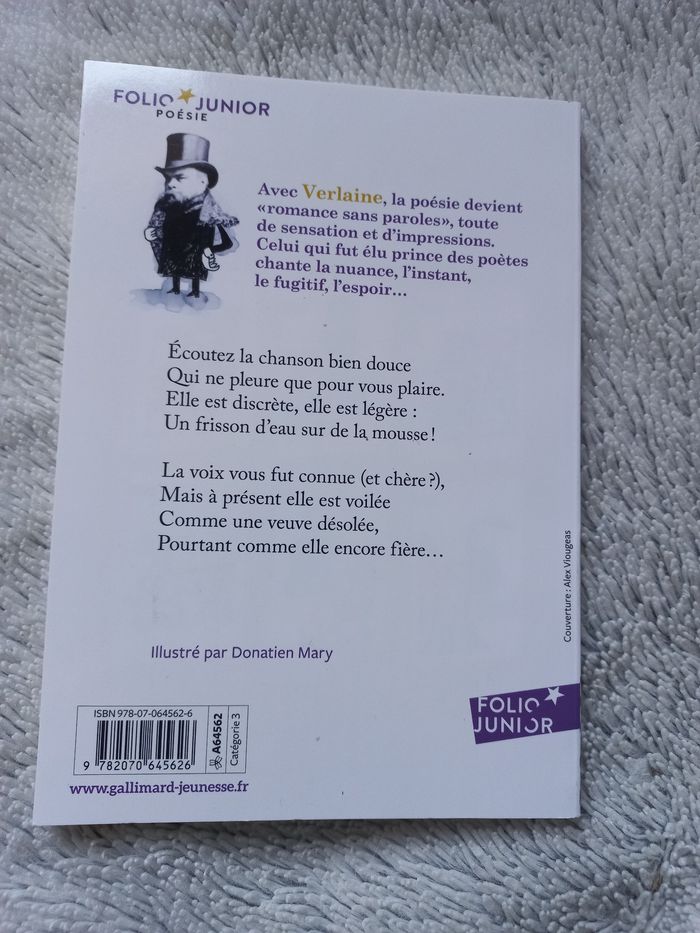 Livre Poèmes de Paul Verlaine - photo numéro 2