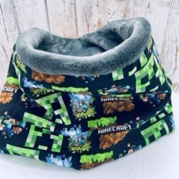 Snood polaire Minecraft  Existe en plusieurs taille  Merci de m’indiquer la taille de l’enfant