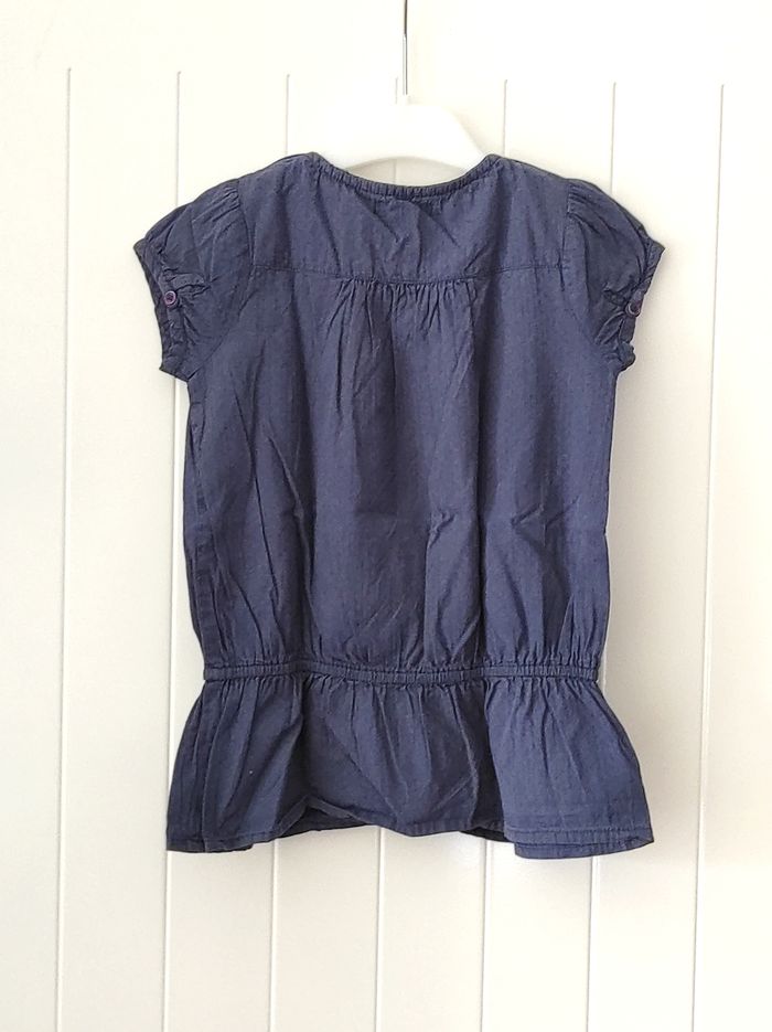 Tunique fille 6 ans bleu – manches courtes - photo numéro 3