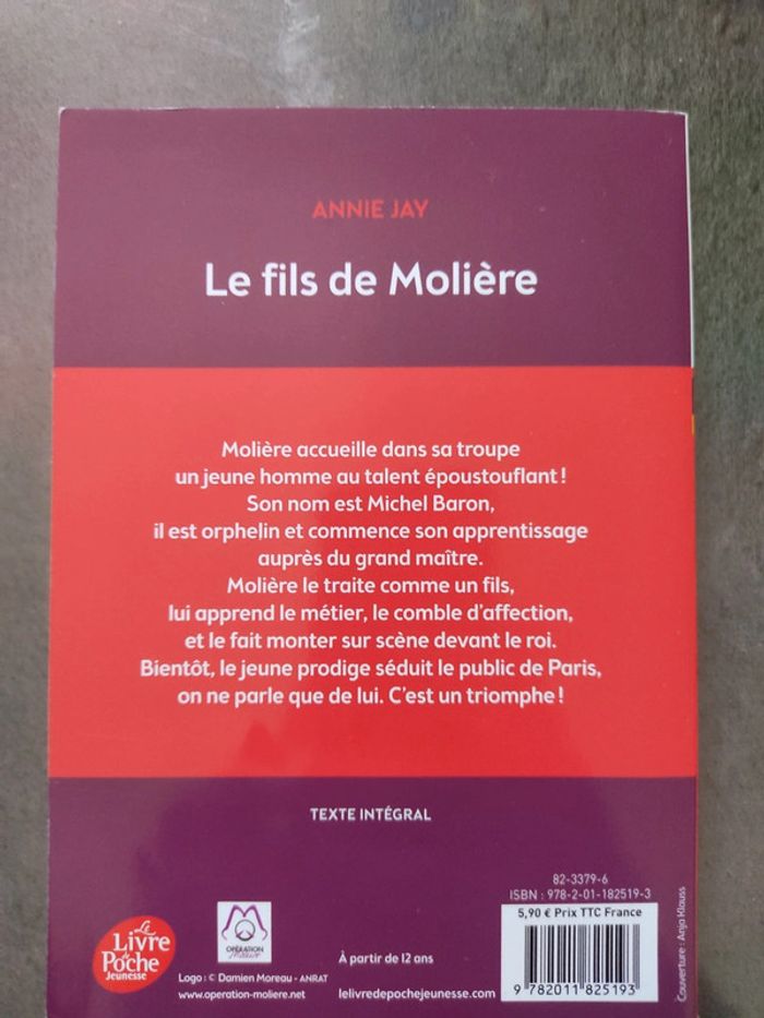 Le fils de Molière - Annie Jay - photo numéro 2