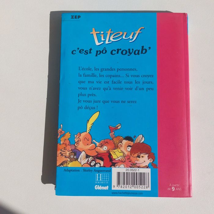 Livre - Titeuf c'est pô croyab' - photo numéro 2