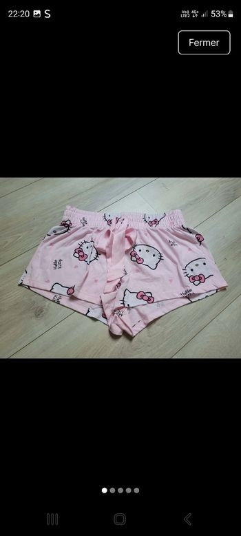 Short de nuit hello kitty 