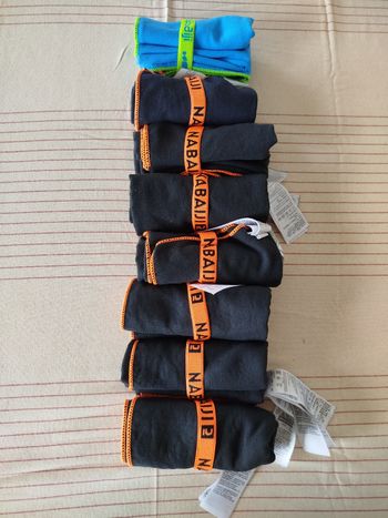Lot de 8 serviettes en microfibre Decathlon Nabaiji