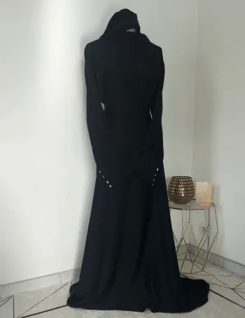 Robe abaya Dubai noire neuve
