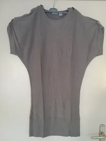 Robe longue grise taille 38/40