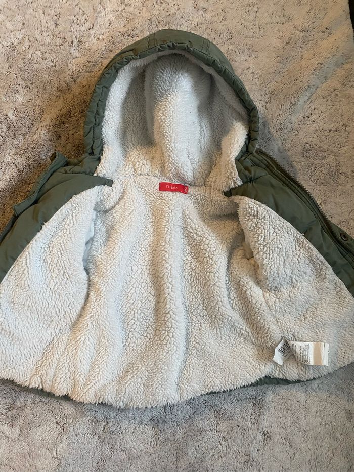 Parka kaki tissaia 18 mois - photo numéro 3